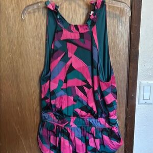 Nine West Pink and Green Women's Top